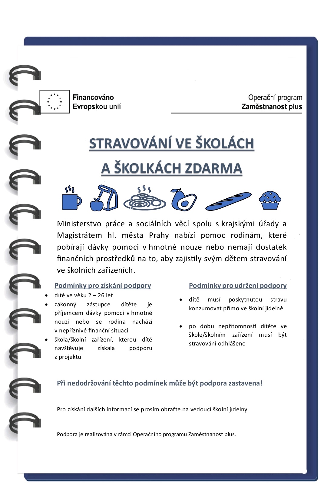 PROJEKT " OBĚDY DO ŠKOL" 